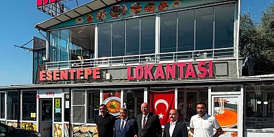 MHP Heyetinden Ergani'deki Esentepe Lokantası'na Ziyaret
